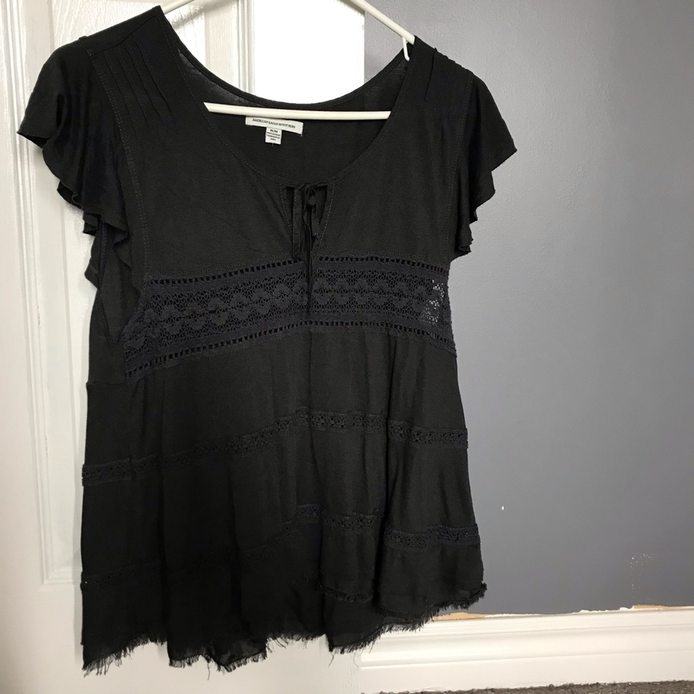 Flowy AE boho tee